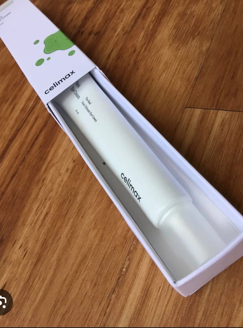 Customer photo review of Atjaunojošs krēms ādai ap acīm ar noni ogu ekstraktu un peptīdiem Celimax The Real Noni Ultimate Eye Cream