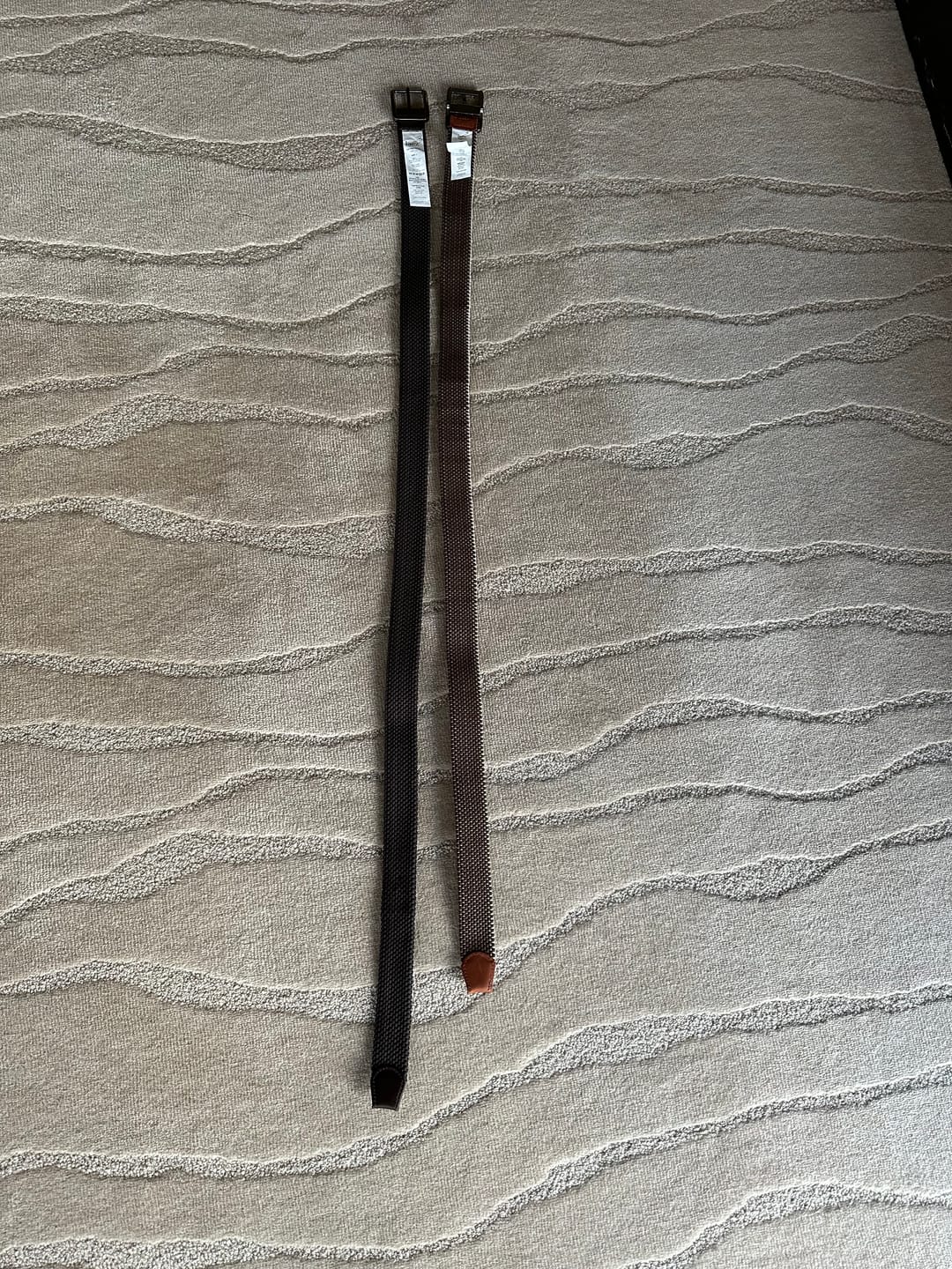 Customer photo review of Reversible Belt Khaki & Brown