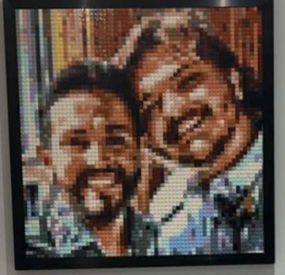 Customer photo review of Frame 20x20 inch