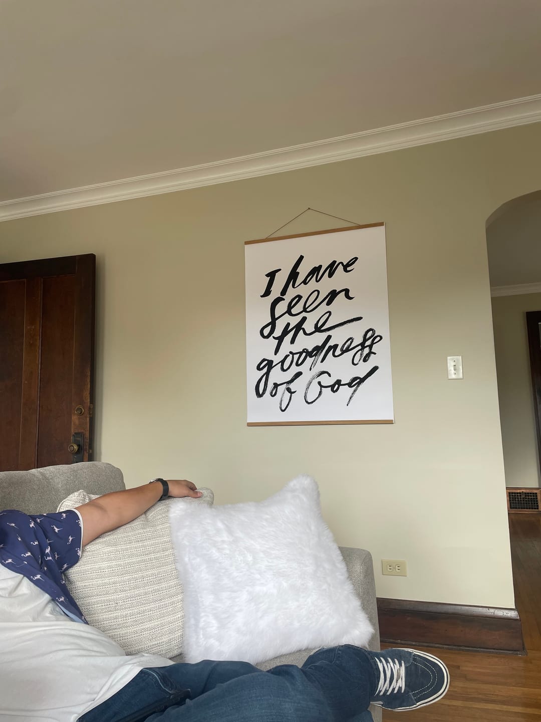 Customer photo review of Large Poster: I have seen..