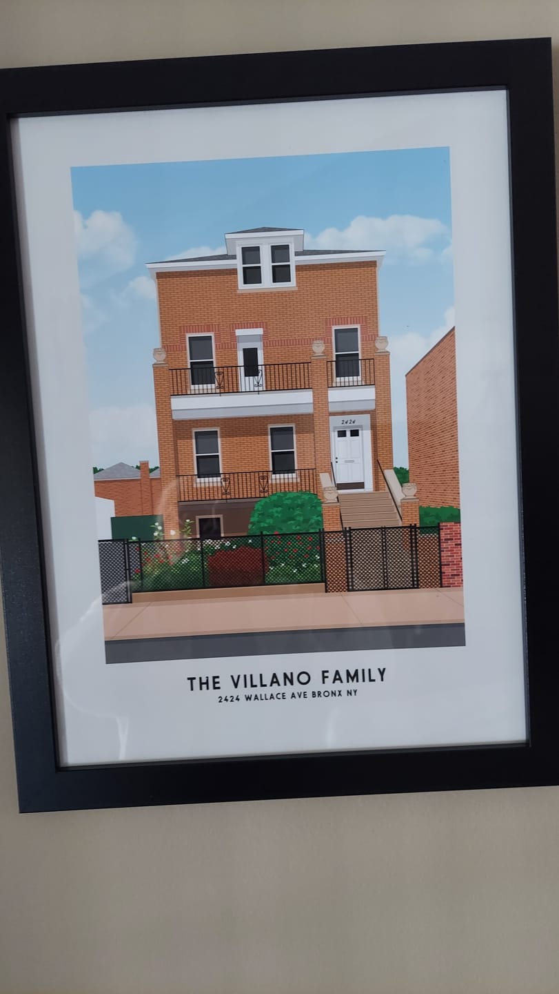 Customer photo review of Custom House Portrait
