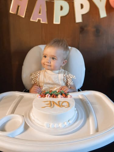 Customer photo review of Jami Romper in Cream