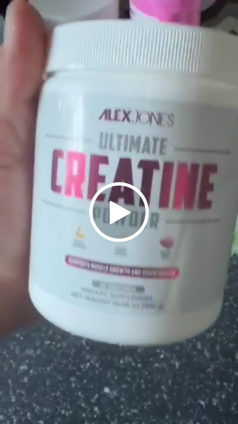 Customer video review of Ultimate Creatine Powder by Alex Jones