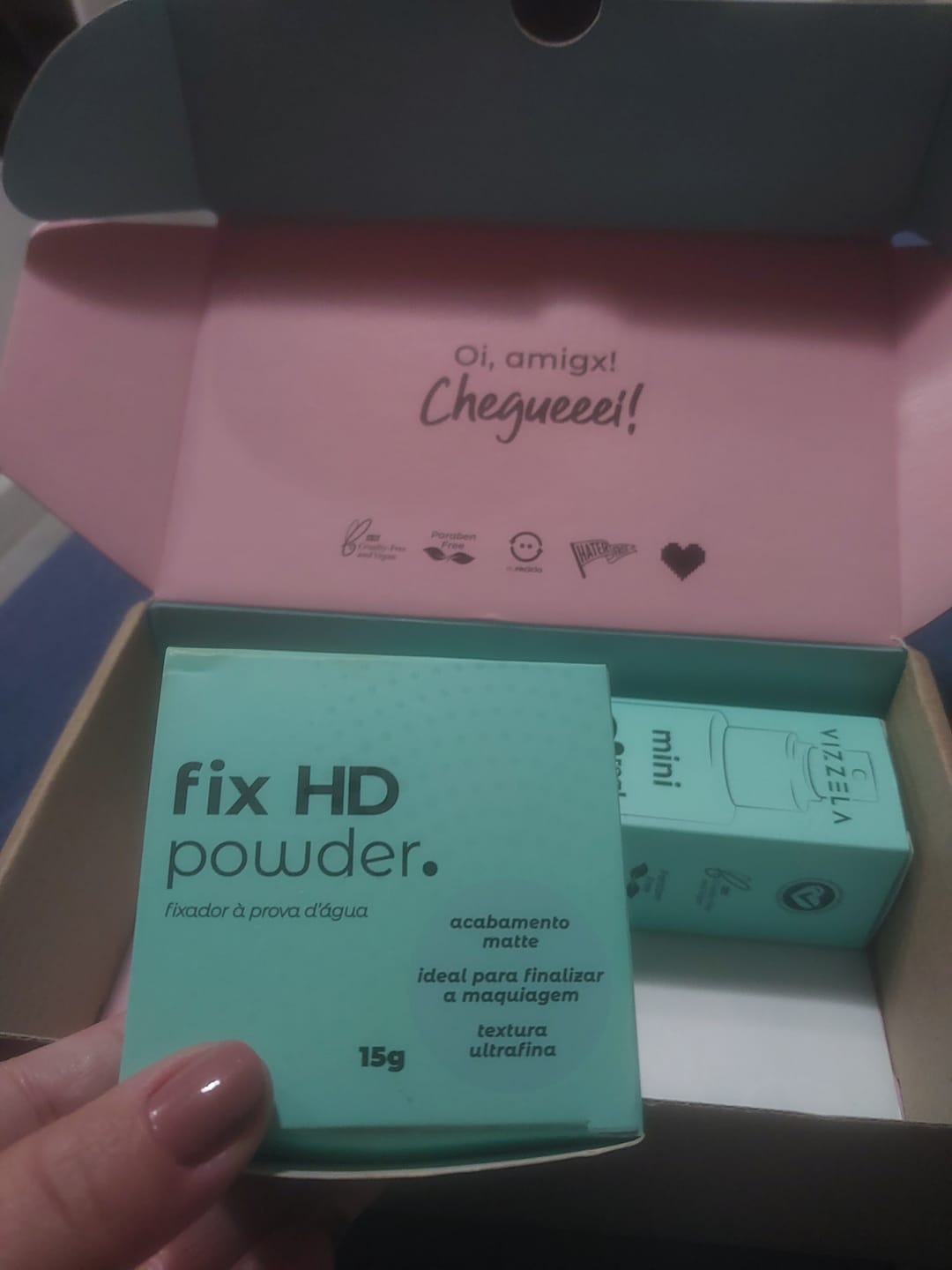 Customer photo review of Fix HD Powder - Vizzela