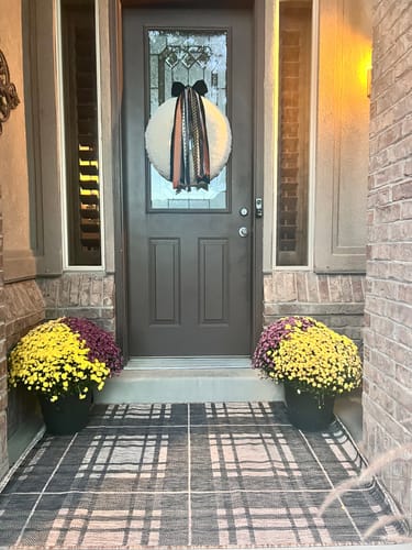 Customer photo review of Black Magic Wreath Ribbon