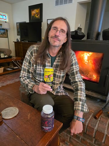 Customer photo review of Sparkling THC Iced Tea Lemonade