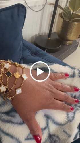 Customer video review of Celine Clover Bracelet