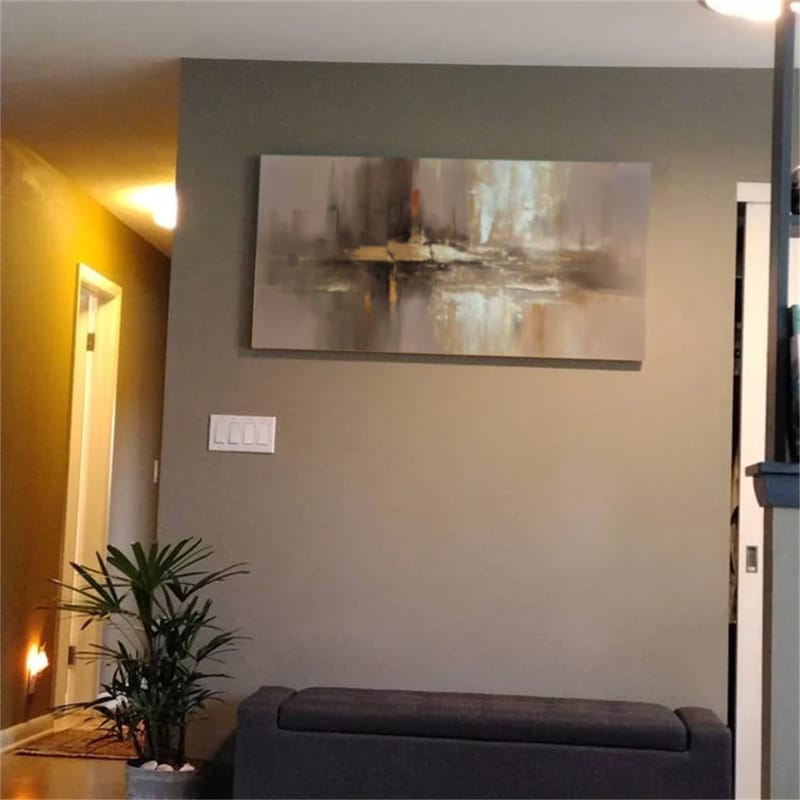 Customer photo review of Abstract Painting Canvas #AP125