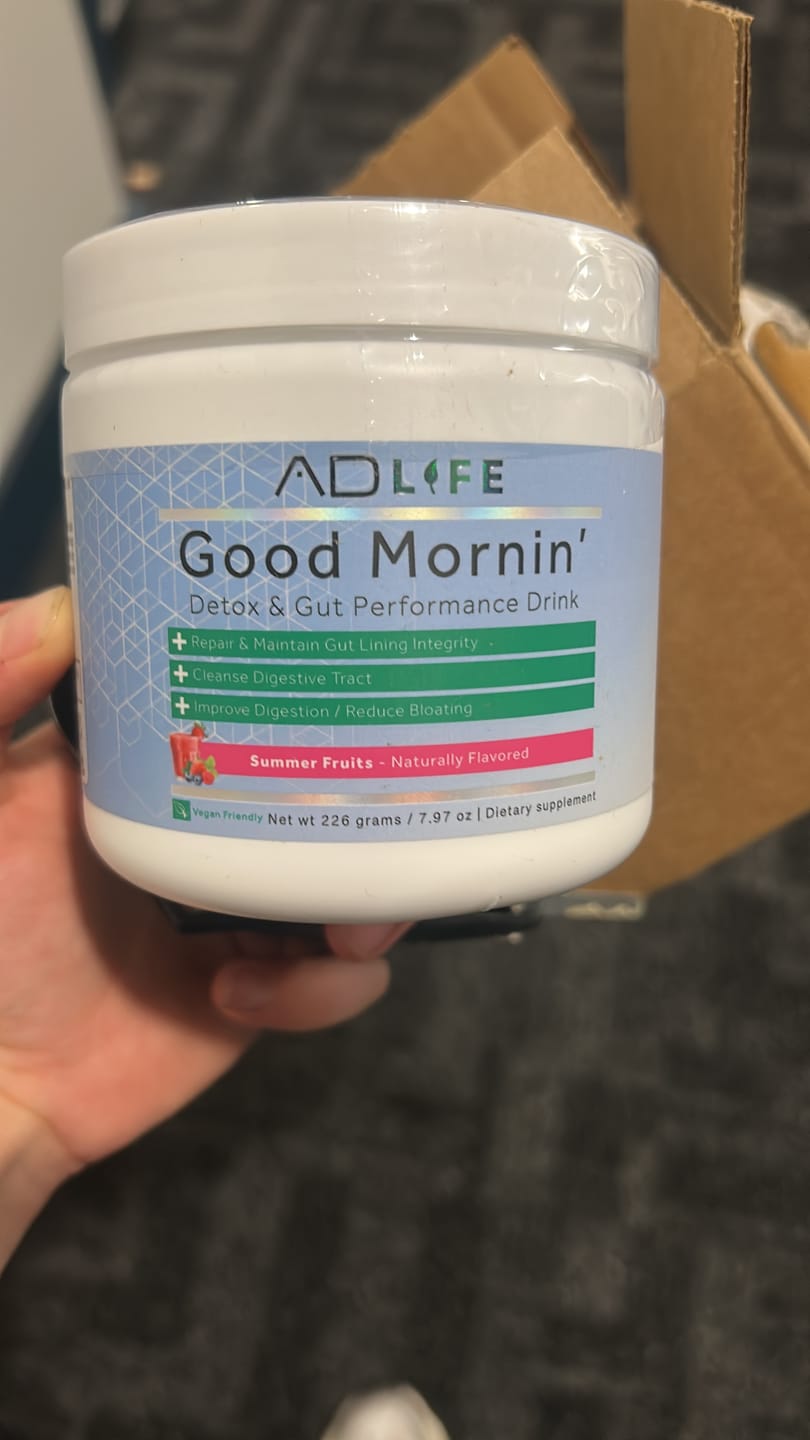 Customer photo review of Good Mornin | Detox and Gut Performance Drink