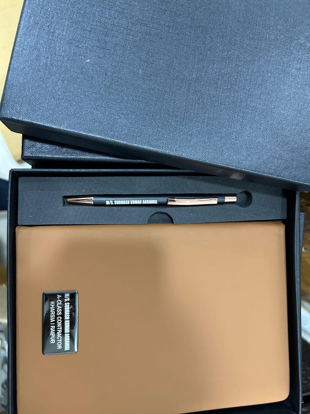 Customer photo review of 2 in 1 Diary Pen Set | Corporate Gift | PrintMine.in