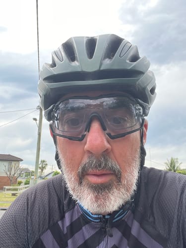 Customer photo review of Cutline Sunglass Direct in frame RX (Single Vision Only)