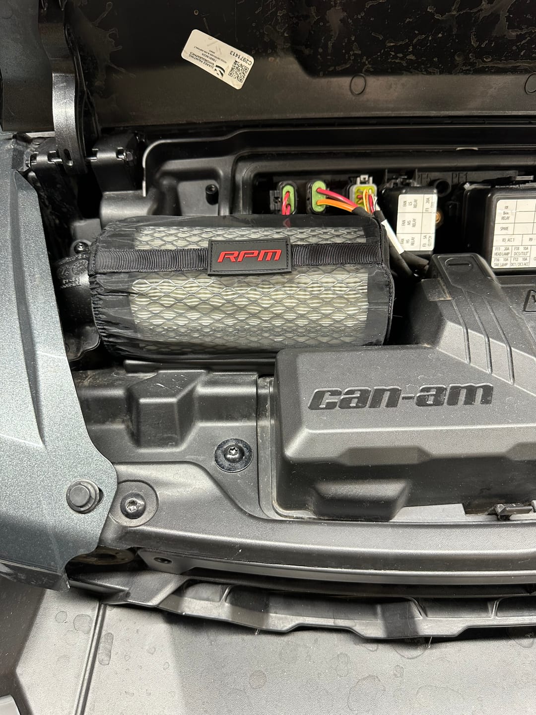Customer photo review of RPM Can-Am Defender HVAC Pre Filter