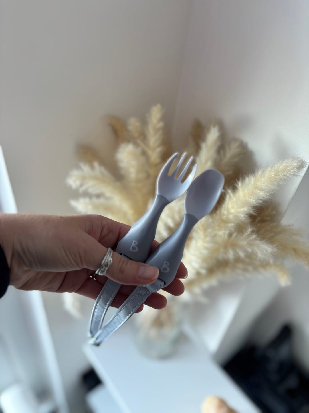 Customer photo review of NEW Attachable Weaning Cutlery