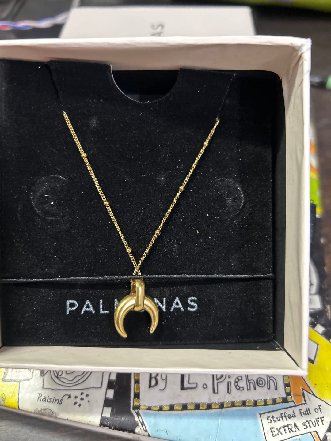 Customer photo review of Simple Chain Necklace with Star Charm