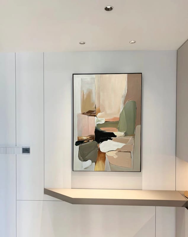Customer photo review of Abstract Colorful Wall Art #AW046