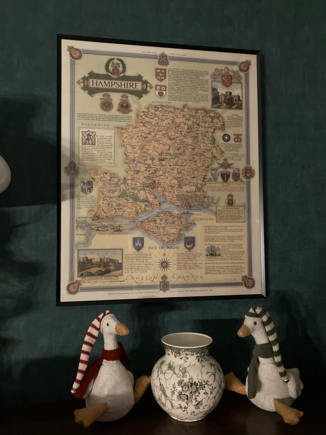 Customer photo review of Old Map of Hampshire in 1947 by Ernest Clegg - Southampton, Isle of Wight, Portsmouth, Bournemouth, Winchester