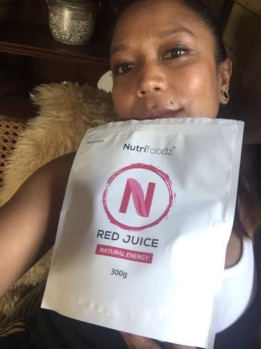 Customer photo review of Nutrifoodz® Red Juice