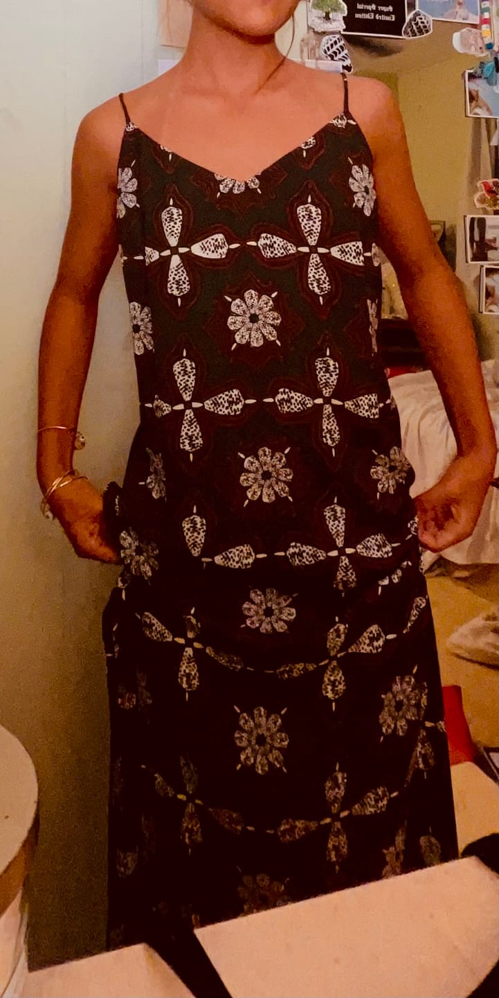 Customer photo review of Kahea Maxi Dress - Kaleido