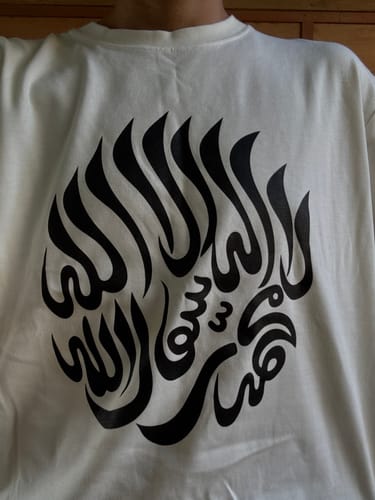Customer photo review of Custom Printed Men's Bamboo Viscose/Organic Cotton Short Sleeve T-Shirt