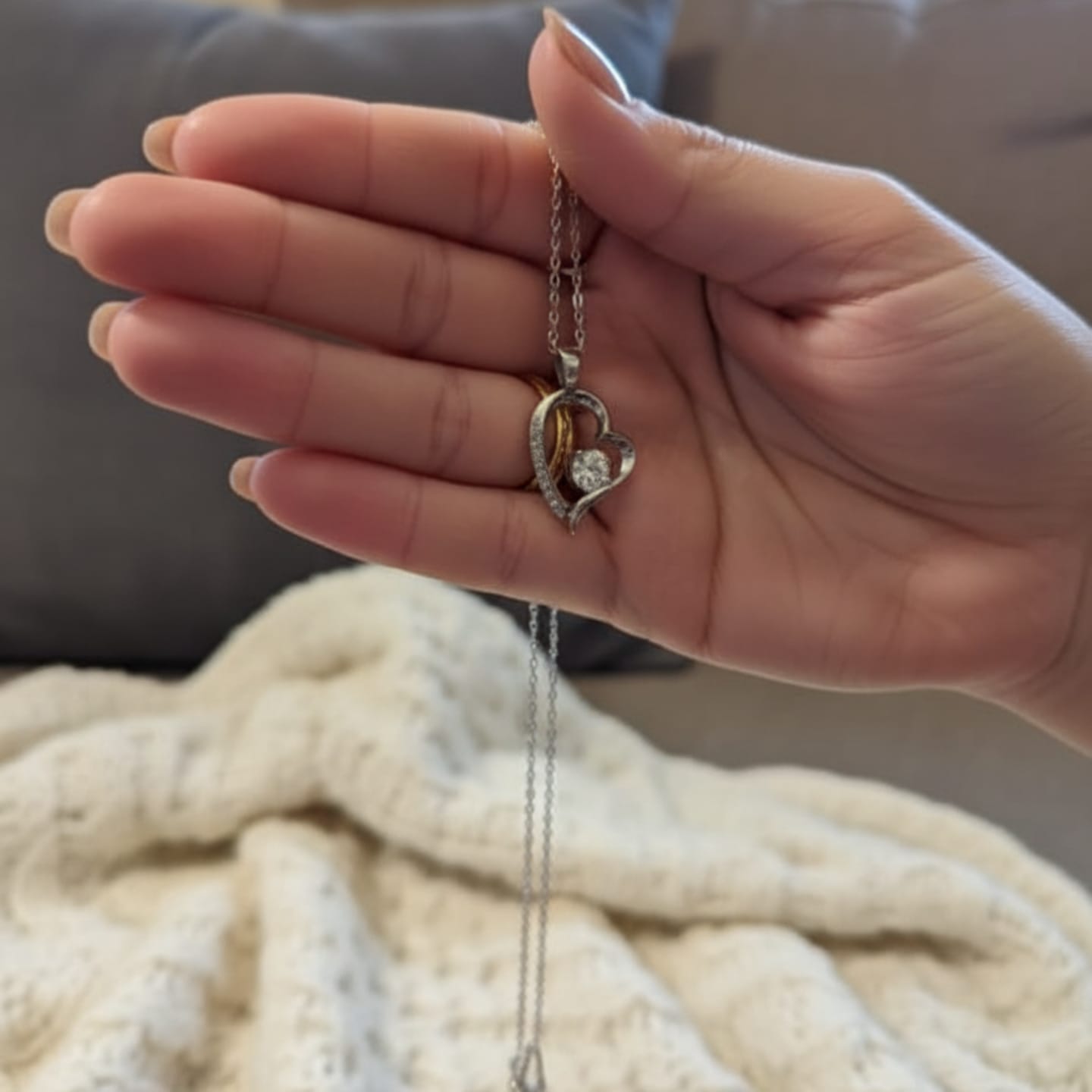 Customer photo review of To My Beautiful Wife - It Was Meant To Be (Black Background)