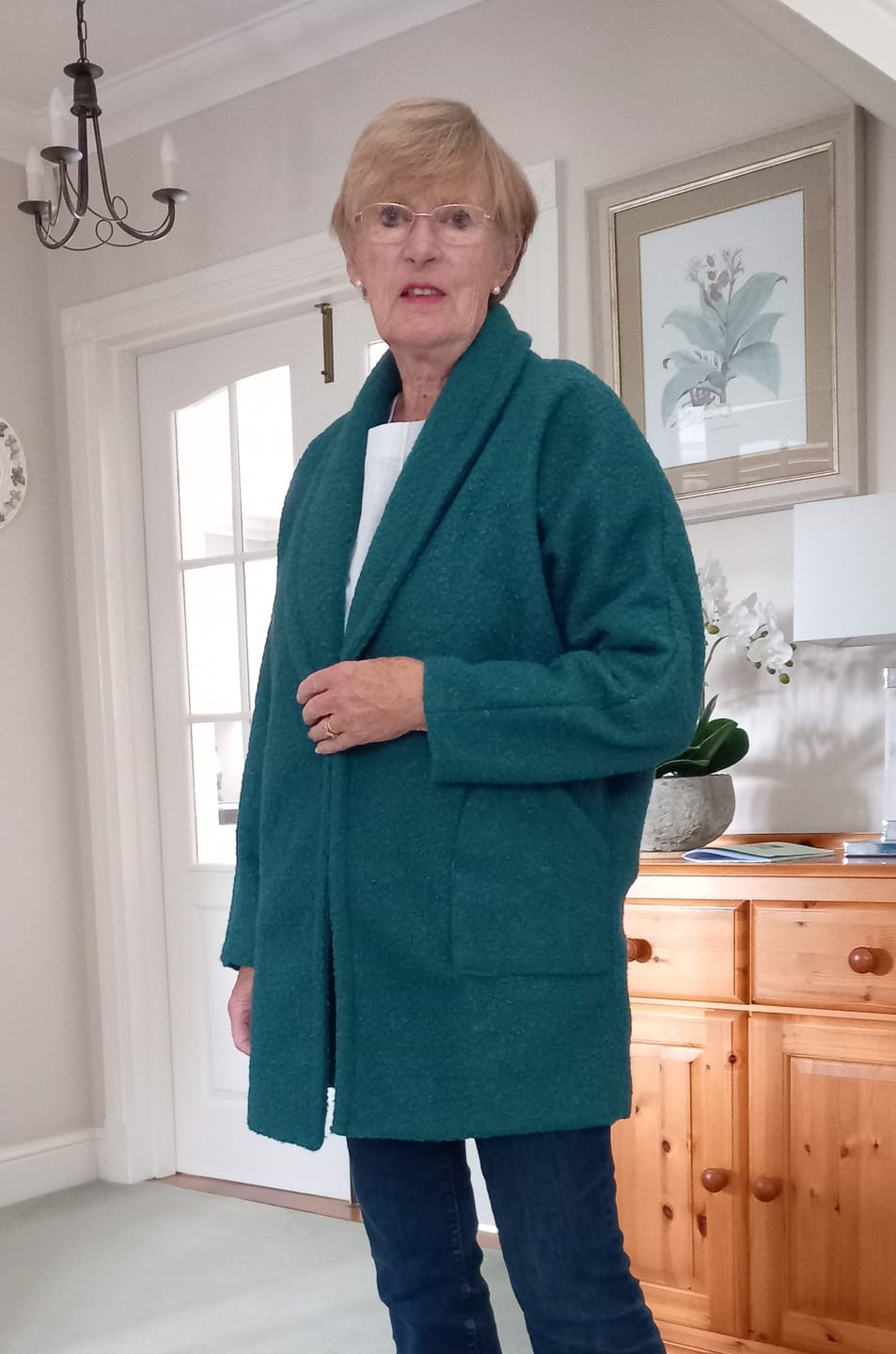Customer photo review of Plain Boucle Fabric
