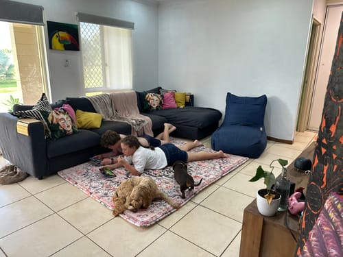 Customer photo review of The Mellow Mat v2® Designer Print | Palermo (Soft Touch Sensory Tatami Rug) PR08