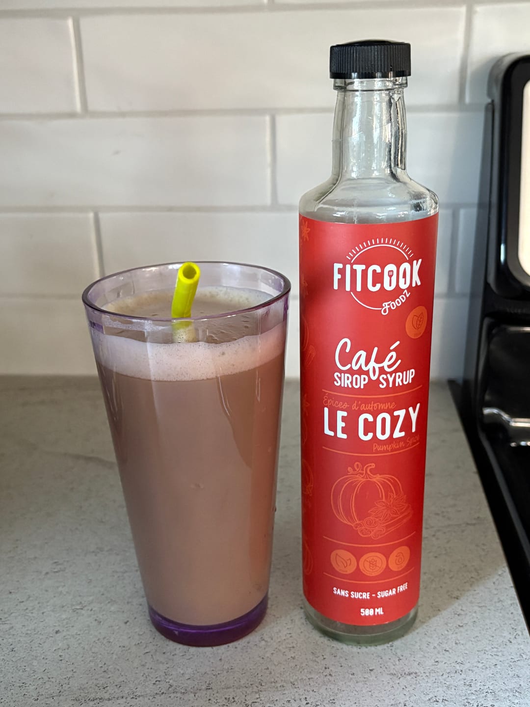 Customer photo review of Fitcook Foodz - Sirop pour Café - 500ml