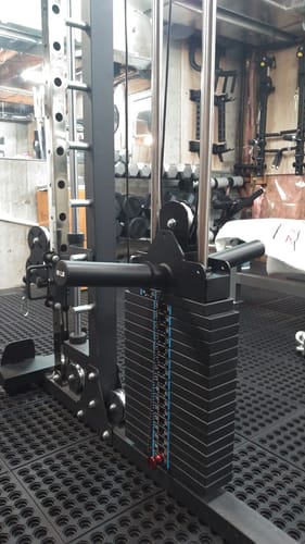 Customer photo review of Major Fitness Weight Stack Pin Extender