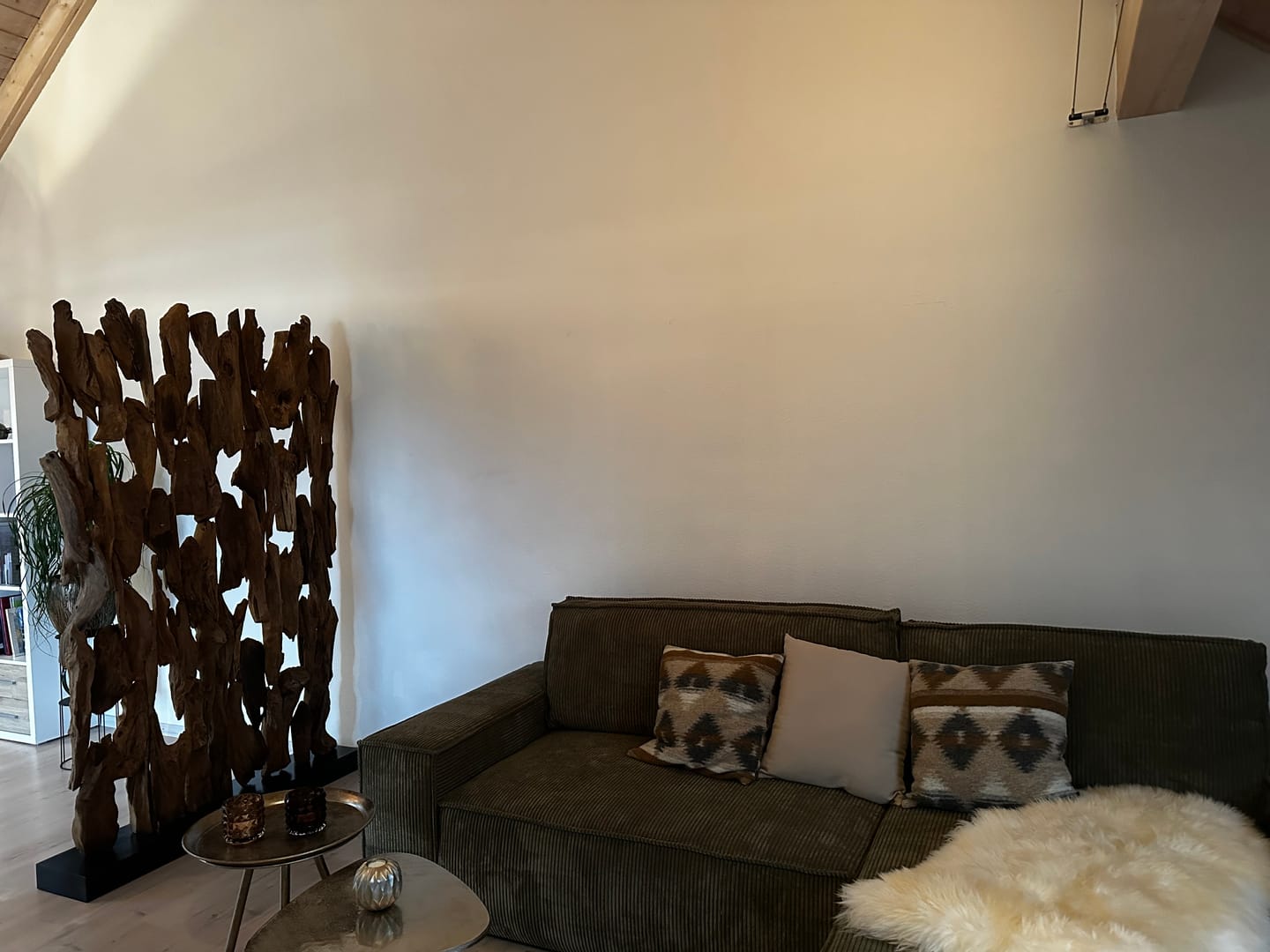 Customer photo review of BELMIRO Design Holz Raumteiler Breite +-130 cm