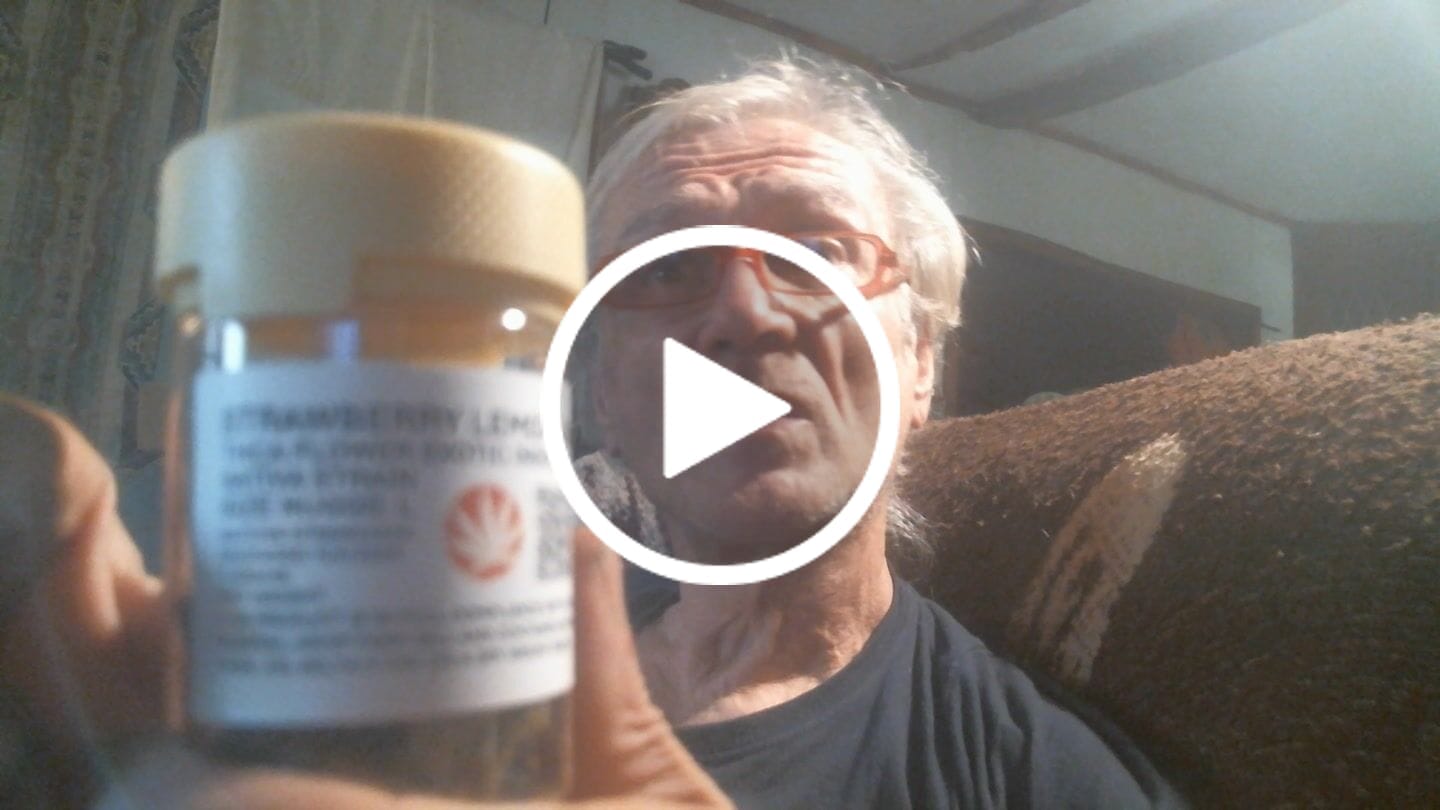 Customer video review of 39% Strawberry Lemonade THCa Flower 7g SATIVA AAA Indoor