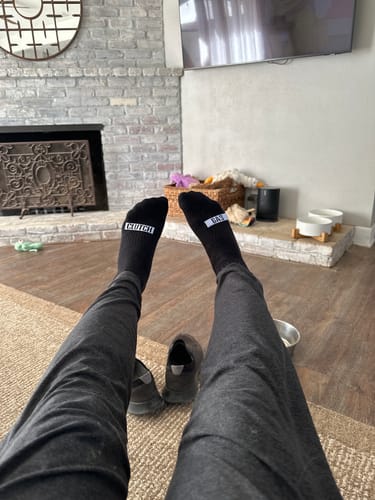 Customer photo review of GAS/CLUTCH ANKLE SOCKS