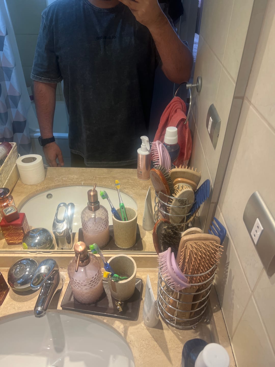 Customer photo review of POLERA BASIC DYE GREY