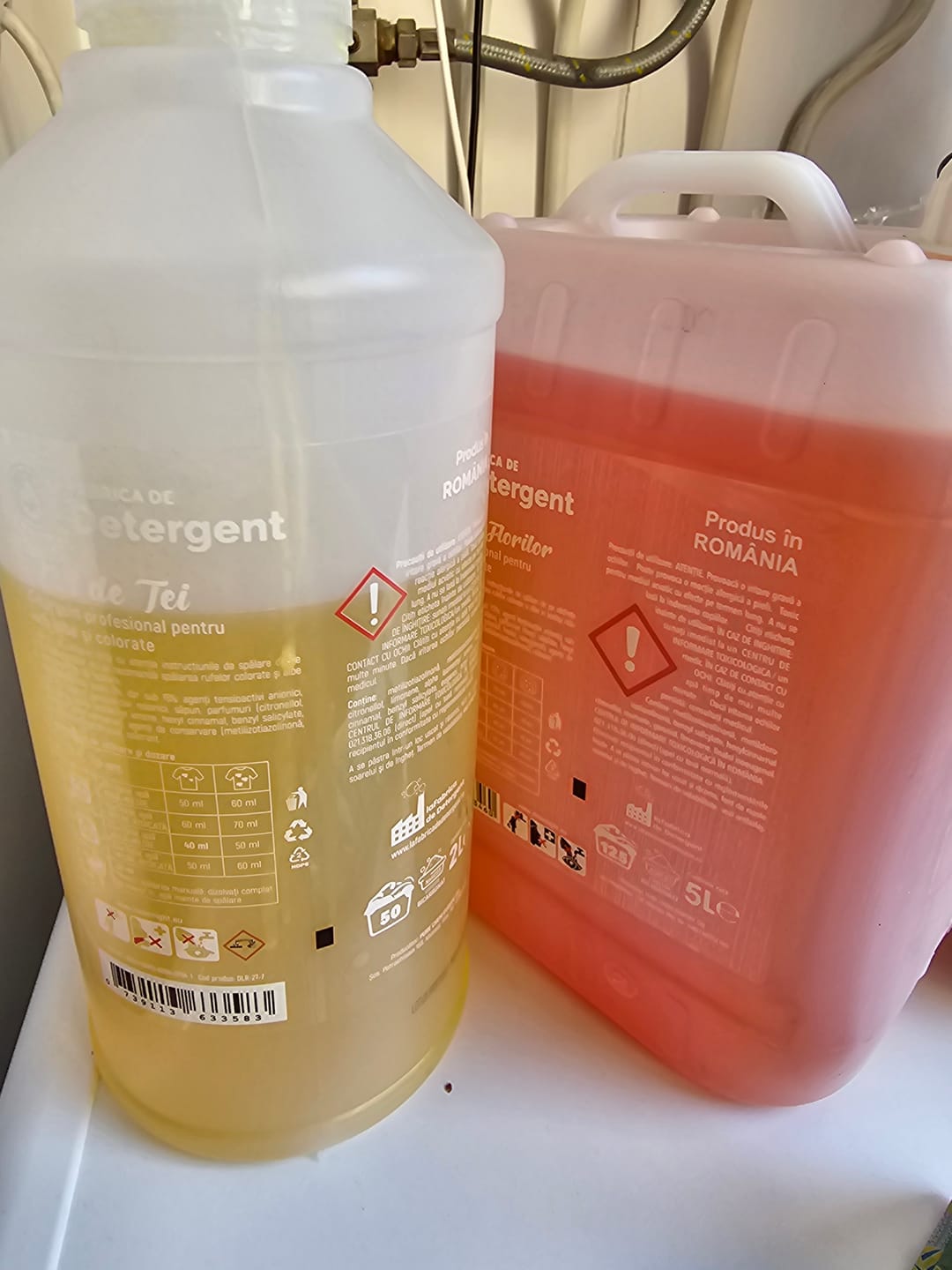 Customer photo review of Detergentul Flori de Tei 2L