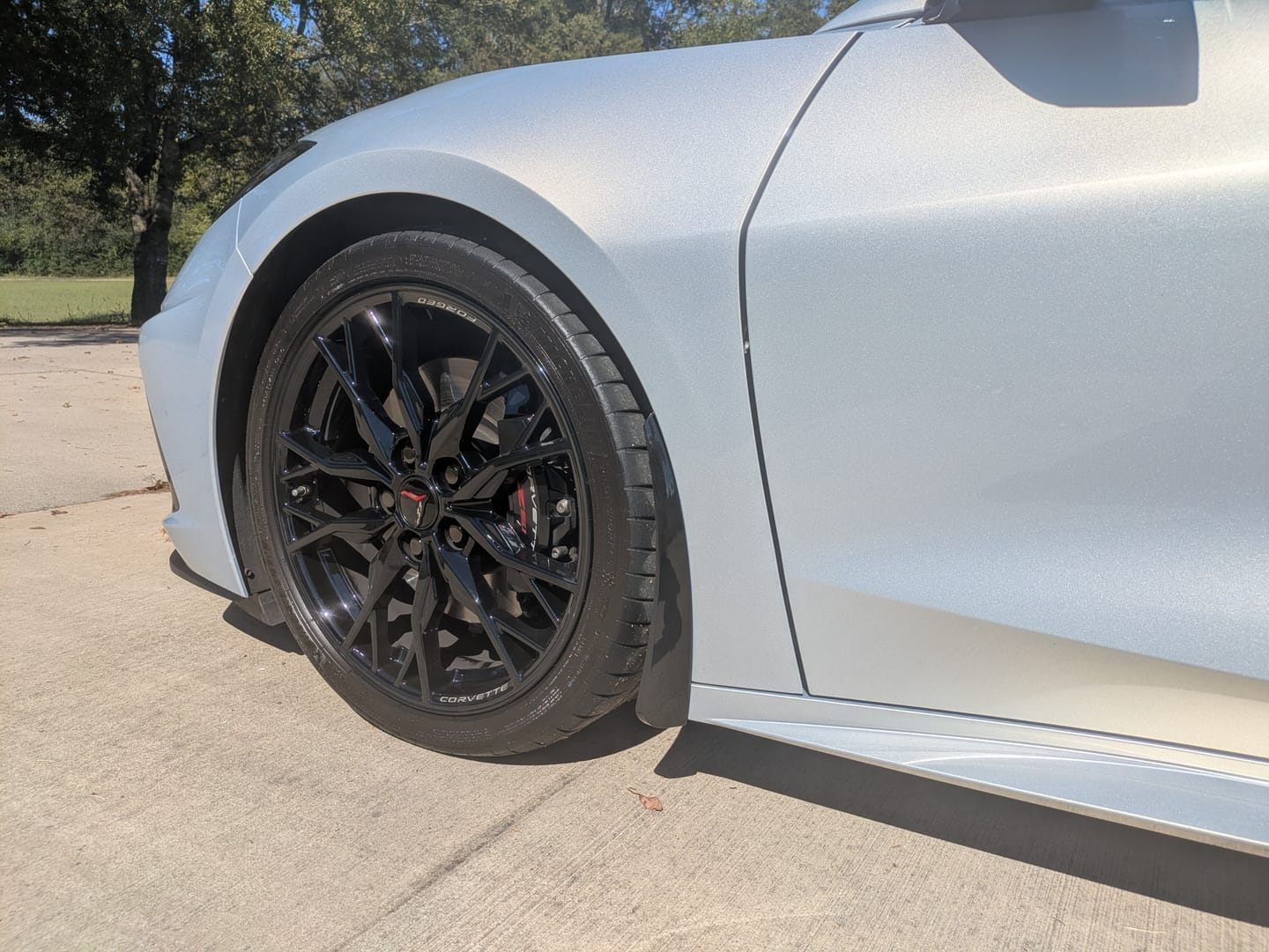 Customer photo review of Corvette C8 Stingray XL Extended Splash Guard