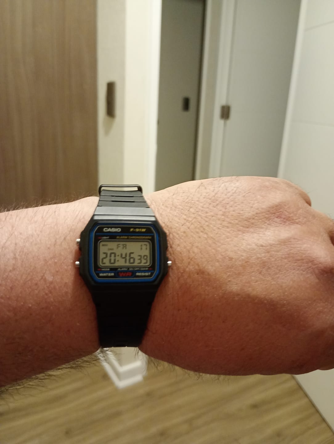 Customer photo review of Reloj Casio Vintage F-91W-1JH Packaging JDM