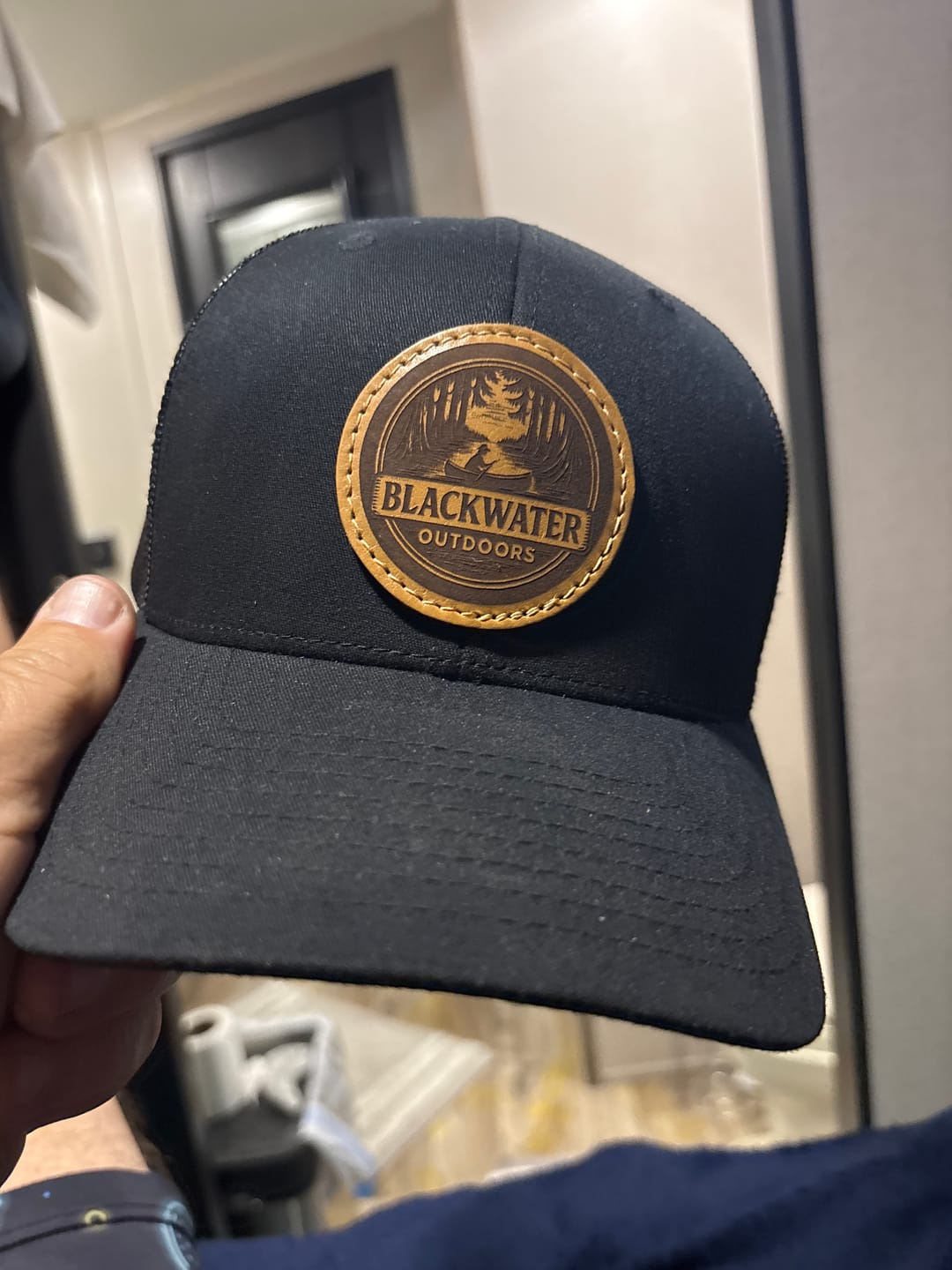 Customer photo review of Richardson 112 Custom Leather Patch Hat