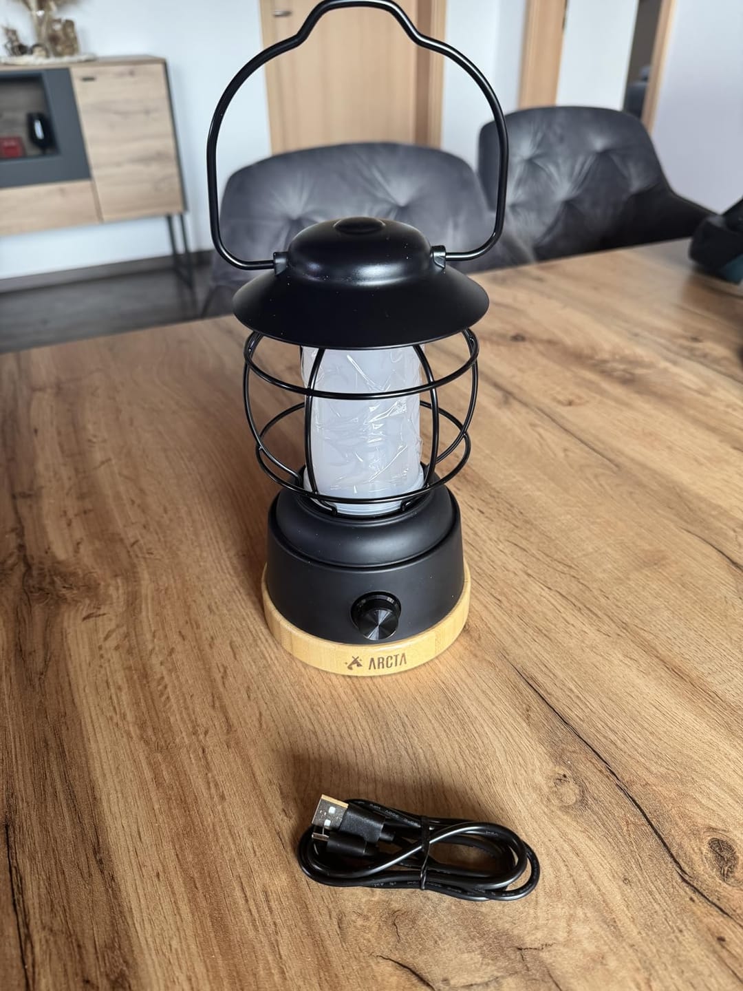 Customer photo review of Camping-Lampe