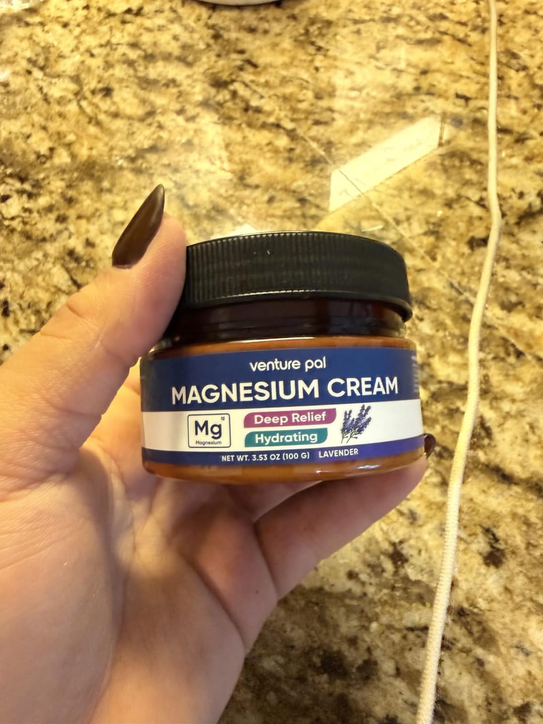 Customer photo review of Topical Magnesium Cream