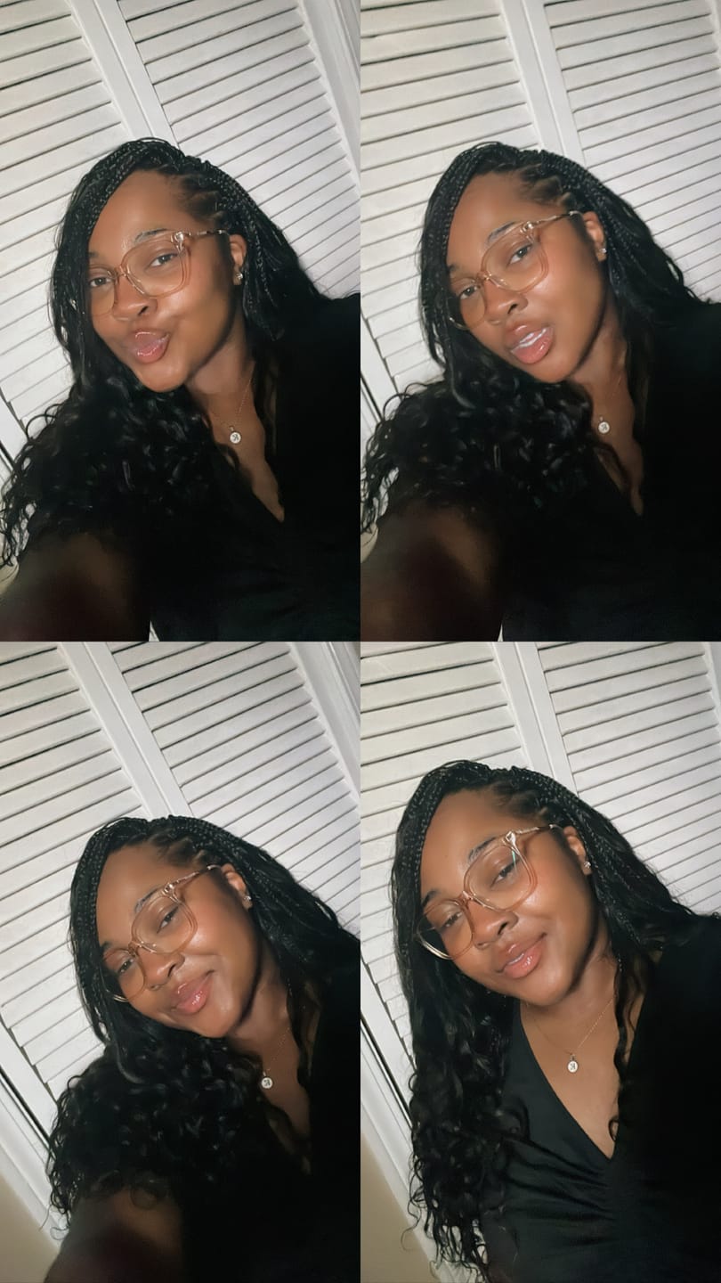 Customer photo review of Crochet Mermaid Braids with Loose Wave Human Hair Curls