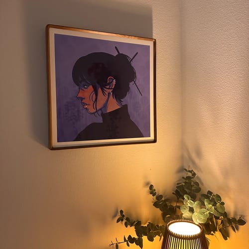 Customer photo review of Yoru Hana - Limited Edition Print