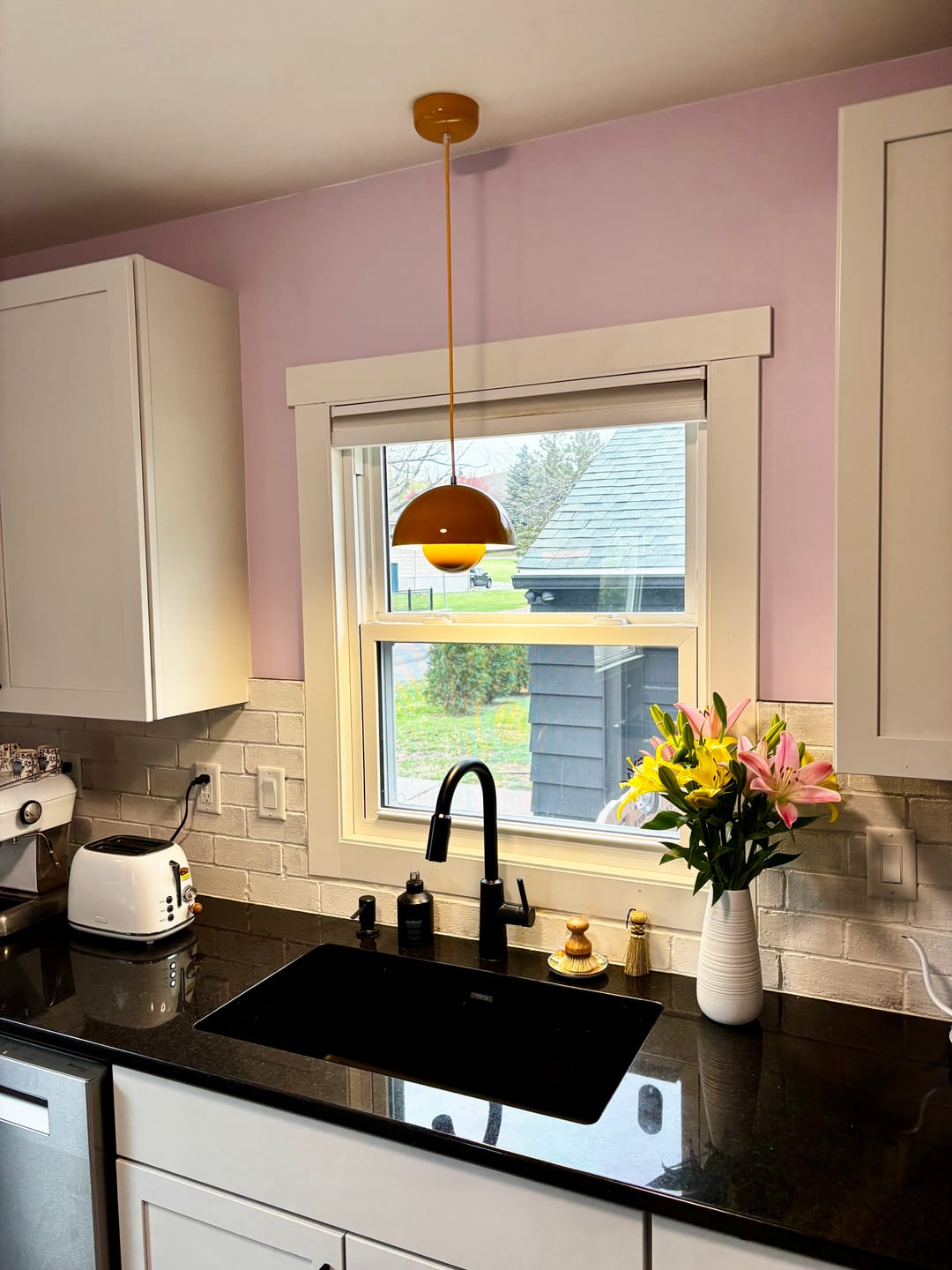 Customer photo review of Danish Mushroom Pendant Light | Modern Design