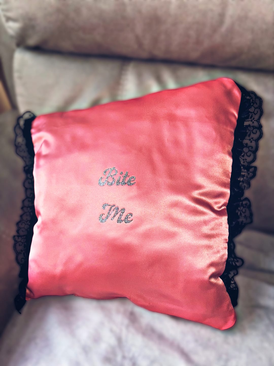 Customer photo review of Plain Duchess Satin Fabric