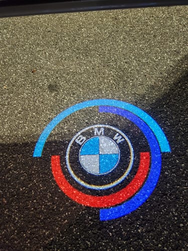 Customer photo review of BMW G SERIES DOOR LIGHTS