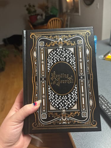 Customer photo review of Reading Journal - Black