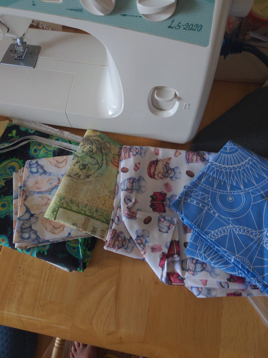 Customer photo review of End of Bolt Mystery Fabric
