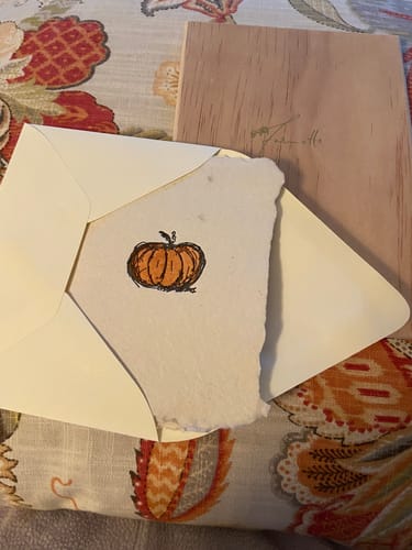 Customer photo review of Monthly Artisan Card Subscription
