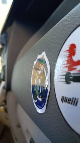 Customer photo review of Sticker Vinile Classico