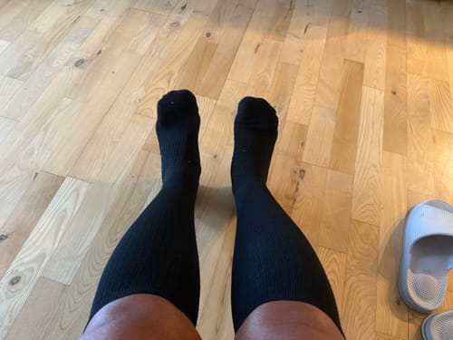 Customer photo review of Støttestrømper