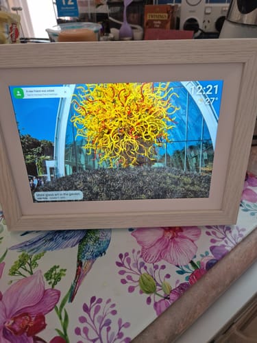 Customer photo review of Digital Photo Frame