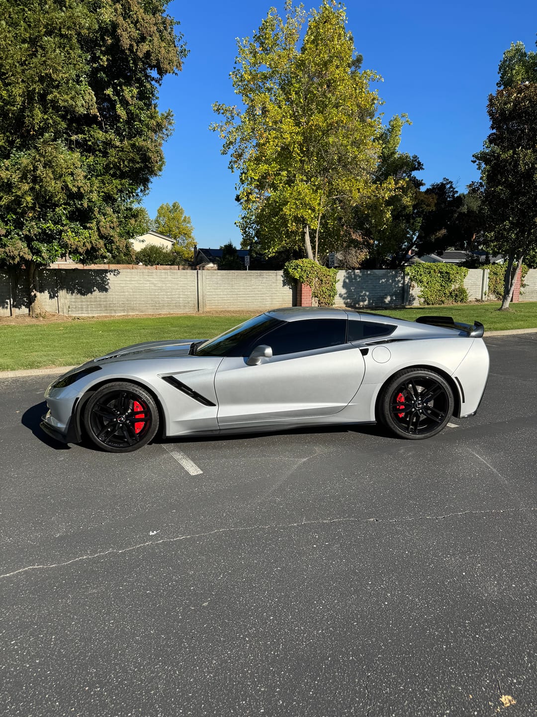 Customer photo review of Chevrolet Corvette C7 Extended Front Splash Guards